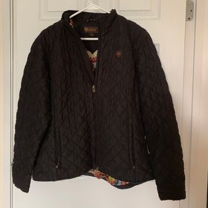 Ariat Black Quilted Utility Jacket